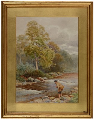 Lot 599 - John Bates Noel - watercolour.