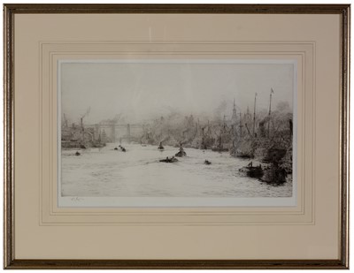 Lot 571 - William Lionel Wyllie - etching.
