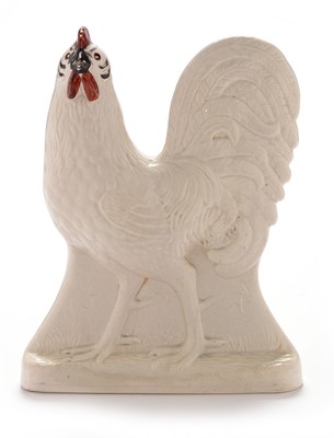 Lot 458 - Staffordshire cockerel