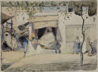 Lot 286 - James McBey - watercolour.