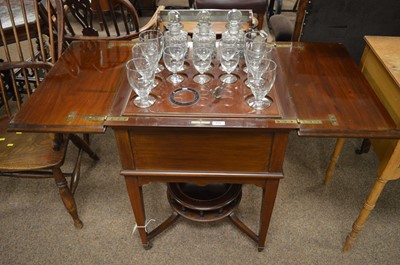 Lot 656 - early 20th century elevette drinks cabinet by Asprey & Co. London