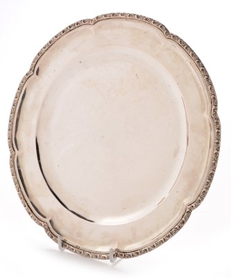 Lot 332 - Hungarian silver salver