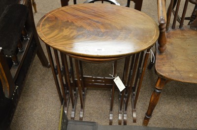 Lot 669 - Three Edwardian mahogany nesting tables