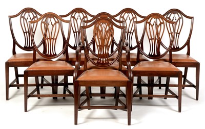 Lot 1126 - Hepplewhite dining chairs