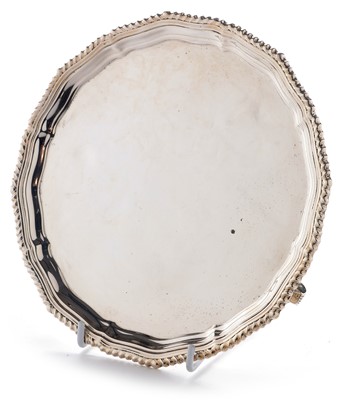 Lot 257 - Silver waiter