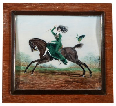 Lot 686 - Jacques-Victor Bouis - miniature painting