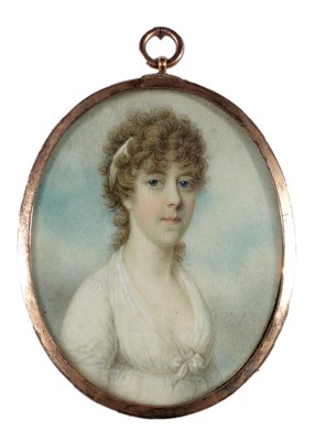 Lot 715 - Circle of Richard Cosway - a miniature portrait