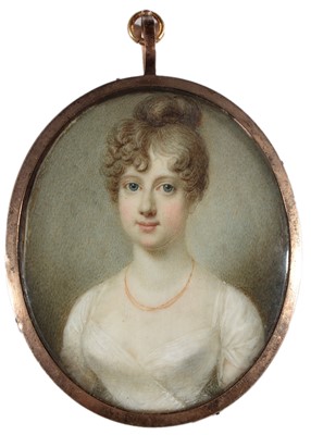 Lot 716 - Circle of Richard Cosway - a miniature portrait