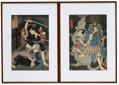 Lot 577 - Toyokuni the III - woodcuts.
