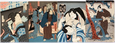 Lot 579 - Toyokuni the III - woodcuts.