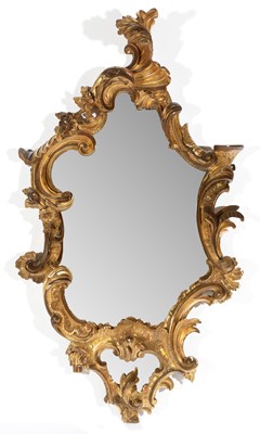 Lot 752 - 20th Century rococo style wall mirror