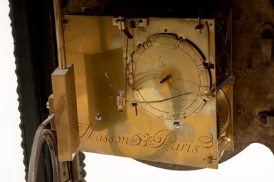 Lot 754 - An 18th Century and later French boulle marquetry bracket clock by Masson, Paris
