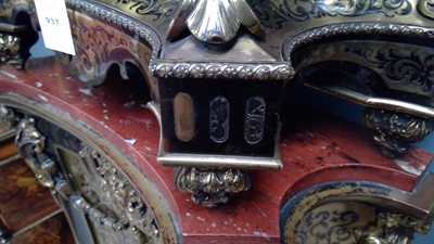 Lot 754 - An 18th Century and later French boulle marquetry bracket clock by Masson, Paris
