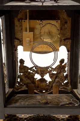 Lot 754 - An 18th Century and later French boulle marquetry bracket clock by Masson, Paris
