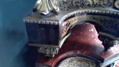 Lot 754 - An 18th Century and later French boulle marquetry bracket clock by Masson, Paris