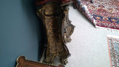 Lot 754 - An 18th Century and later French boulle marquetry bracket clock by Masson, Paris