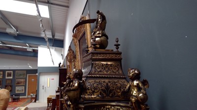 Lot 754 - An 18th Century and later French boulle marquetry bracket clock by Masson, Paris