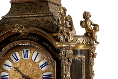 Lot 754 - An 18th Century and later French boulle marquetry bracket clock by Masson, Paris