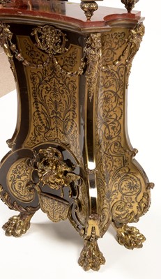 Lot 754 - An 18th Century and later French boulle marquetry bracket clock by Masson, Paris