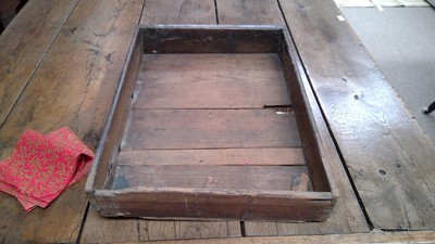 Lot 1156 - 18th Century oak refectory style table