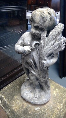 Lot 1188 - Four garden ornaments representing the four seasons