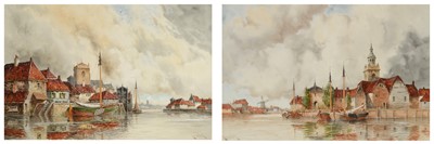 Lot 654 - Louis van Staaten - watercolours.