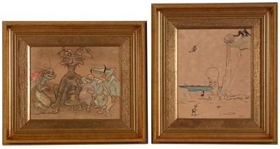 Lot 600 - Rev. George Liddell Johnston - watercolours.