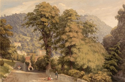Lot 549 - A 19th Century album of watercolours and drawings.