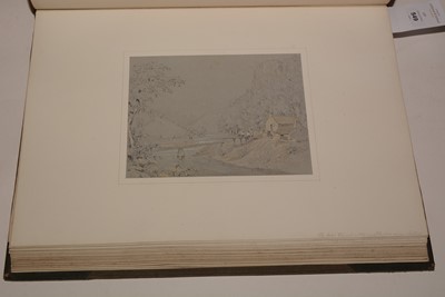 Lot 549 - A 19th Century album of watercolours and drawings.