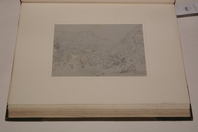 Lot 549 - A 19th Century album of watercolours and drawings.
