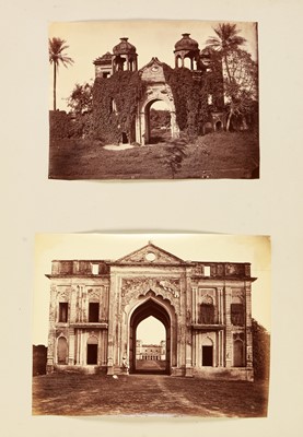 Lot 550 - A 19th Century album of photographs, watercolours and drawings.