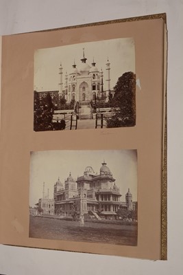 Lot 550 - A 19th Century album of photographs, watercolours and drawings.
