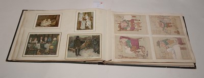 Lot 551 - Two albums of Victorian postcards.