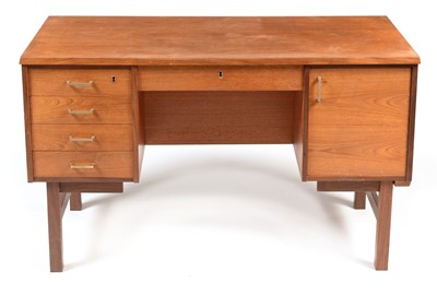 Lot 1215 - Danish teak desk.