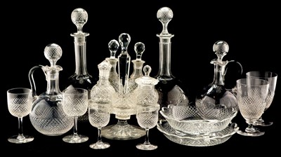 Lot 526 - Composite suite of Edwardian table glass