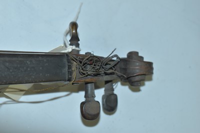 Lot 700 - Continental Violin, bow signed Le Blanc and a mandolin