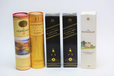 Lot 402 - The Glenlivet 12 Year Old Malt Whisky; and other malt whisky.