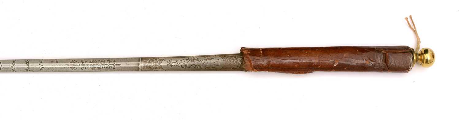 Lot 1003 - 18th Century rapier blade