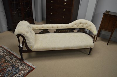 Lot 399 - Edwardian chaise longues