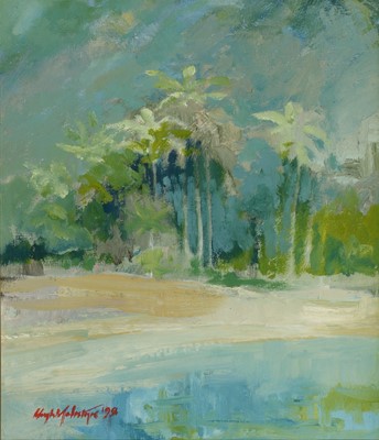 Lot 385 - Hugh McIntyre - oil.