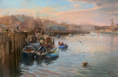 Lot 294 - Walter Holmes - pastel.