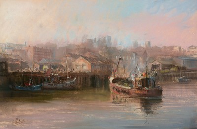 Lot 295 - Walter Holmes - pastel.