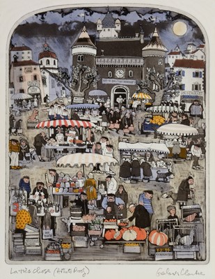Lot 1318 - Graham Clarke - etching.