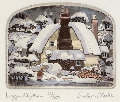 Lot 1321 - Graham Clarke - etching.