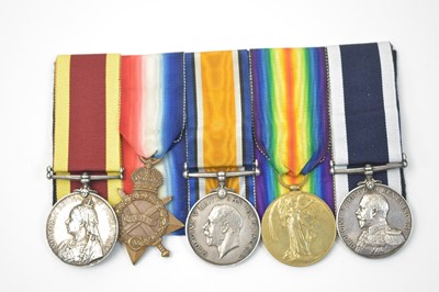 Lot 3 - Royal Navy Long Service and Good Conduct group