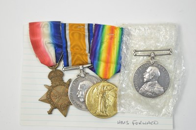 Lot 6 - Royal Navy Long Service and Good Conduct group