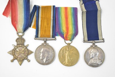 Lot 8 - Royal Navy Long Service and Good Conduct group,...
