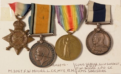 Lot 55 - Royal Navy Long Service and Good Conduct group