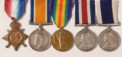 Lot 67 - Royal Navy Good Shooting and Long Service and Good Conduct group