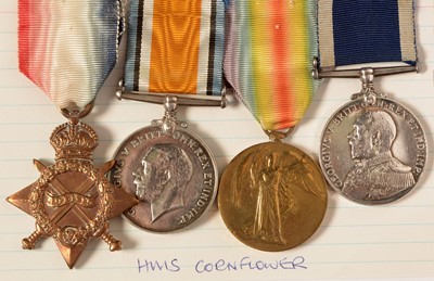 Lot 82 - Royal Navy Long Service and Good Conduct group,...